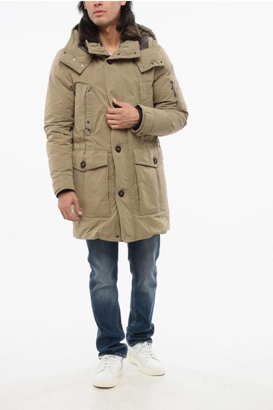  무레르 롱패딩 TEDS1 BEIGE 02 Brown - MOORER