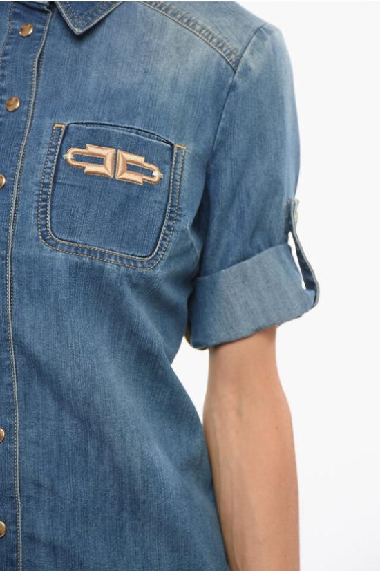  엘리자베타프랜치 데님 자켓 CJ17S21 192 Blue - ELISABETTA FRANCHI