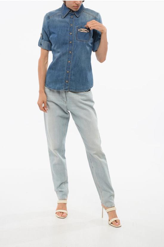  엘리자베타프랜치 데님 자켓 CJ17S21 192 Blue - ELISABETTA FRANCHI