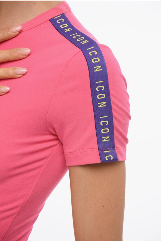  디스퀘어드2 반팔 티셔츠 D8F114040 BODY Pink - DSQUARED2