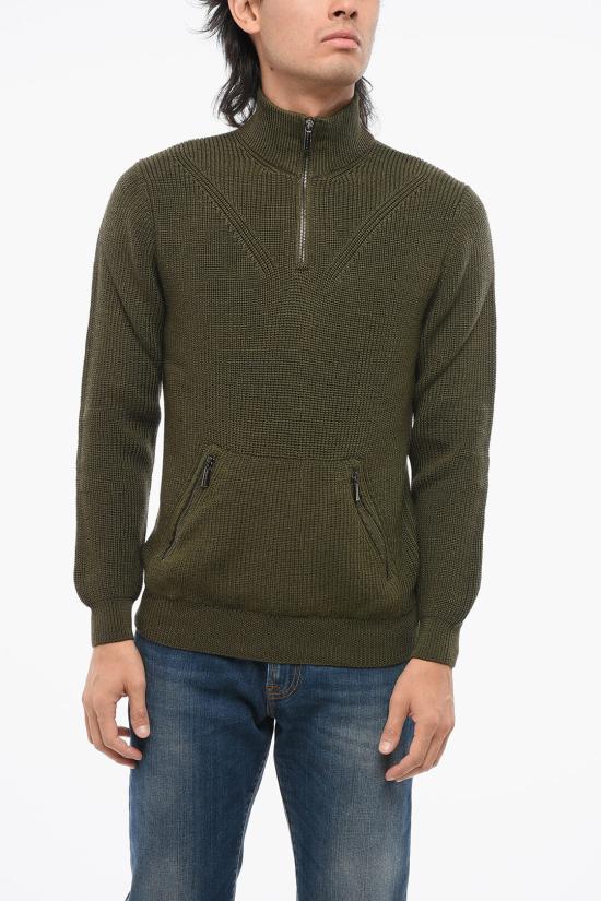  무레르 집업 니트 CLOUDHN MILITAR Military Green