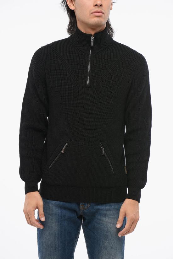  무레르 집업 니트 CLOUDHN NERO Black