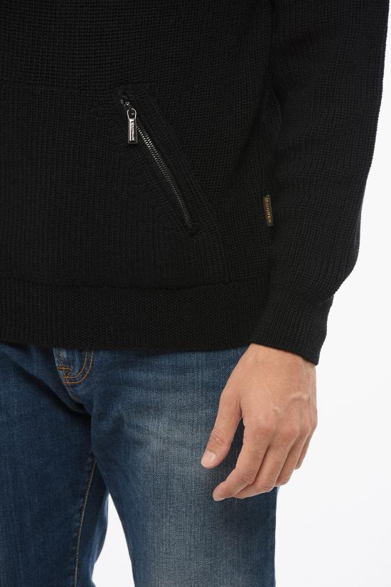  무레르 집업 니트 CLOUDHN NERO Black - MOORER