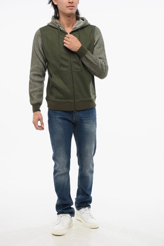  무레르 후드 티셔츠 TRUMANJTD MILITARE Military Green - MOORER