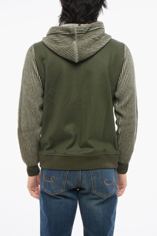  무레르 후드 티셔츠 TRUMANJTD MILITARE Military Green - MOORER