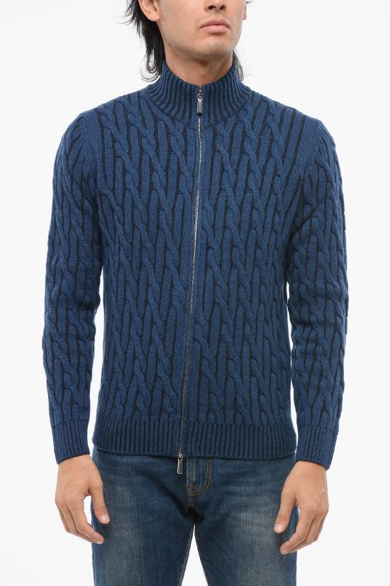  무레르 집업 니트 URBINODOV DENIM Blue