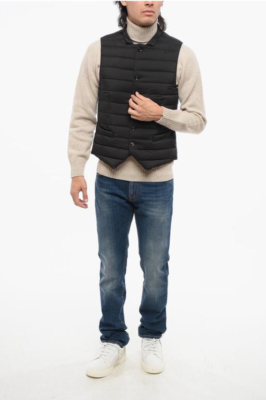  무레르 패딩 조끼 SIDNEYS3 NERO Black - MOORER