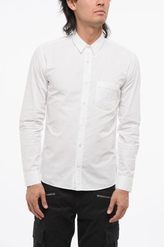  발망 긴팔 셔츠 WH1HS008T0060FA White