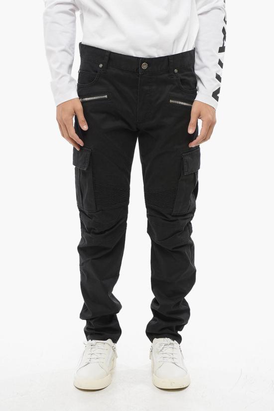  발망 데님 팬츠 WH1MH015146D0PC Black