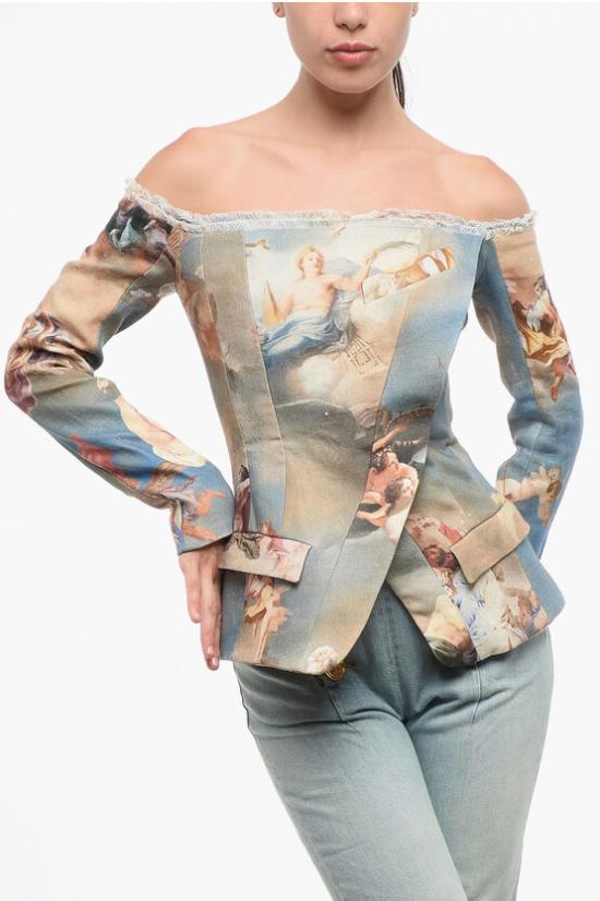  발망 수트 자켓 AF0SM195HB18SBI Multicolor