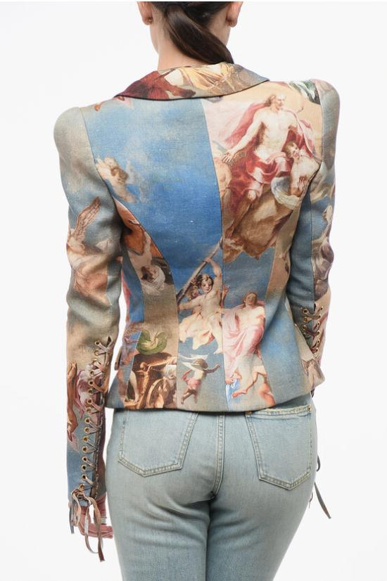  발망 수트 자켓 AF0SE008HB18SBI Multicolor - BALMAIN