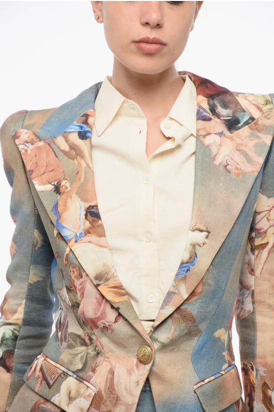  발망 수트 자켓 AF0SE008HB18SBI Multicolor - BALMAIN