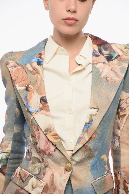  발망 수트 자켓 AF0SE008HB18SBI Multicolor - BALMAIN