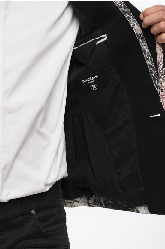  발망 수트 자켓 AH0SE120MC72ADJ Multicolor - BALMAIN