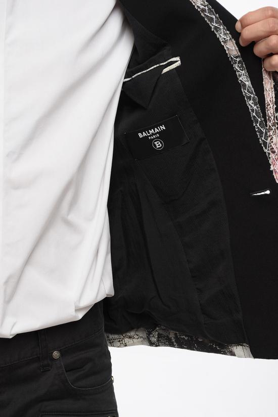  발망 수트 자켓 AH0SE120MC72ADJ Multicolor - BALMAIN