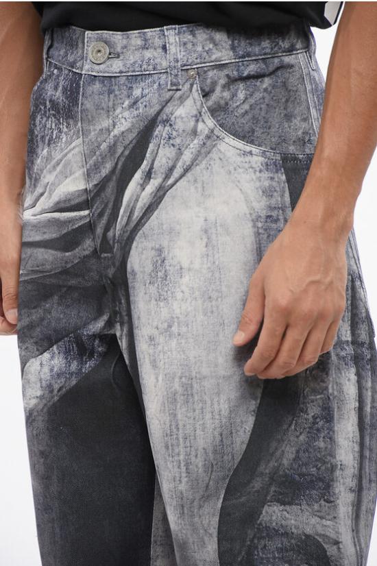  발망 데님 팬츠 AH0ML019DD38SHK Blu Grigio - BALMAIN