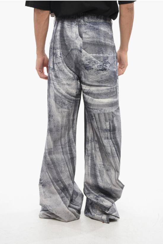  발망 데님 팬츠 AH0ML019DD38SHK Blu Grigio - BALMAIN