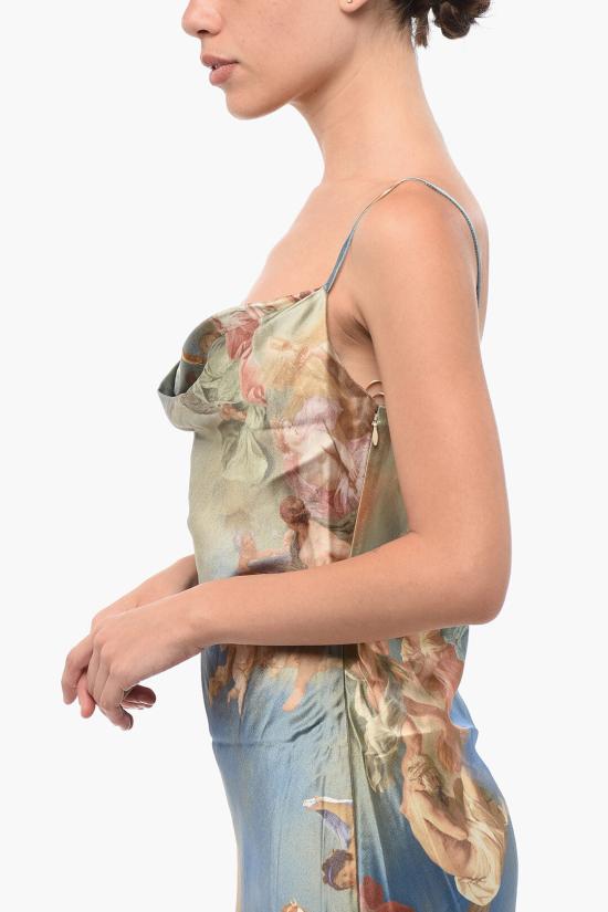  발망 숏 원피스 AF0R2220VD14SBI Multicolor - BALMAIN