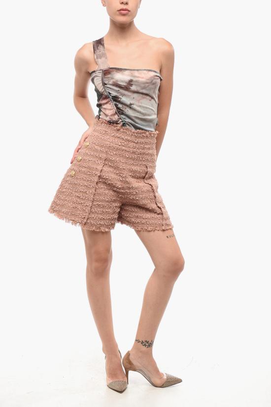  발망 숏팬츠 AF1PA089XE360AM Pink - BALMAIN