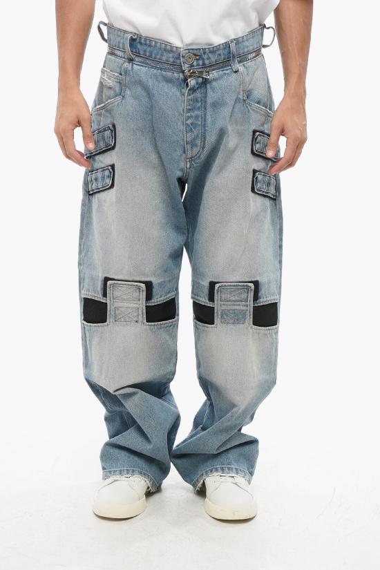  발망 데님 팬츠 AH1ML050DC996FF Blue