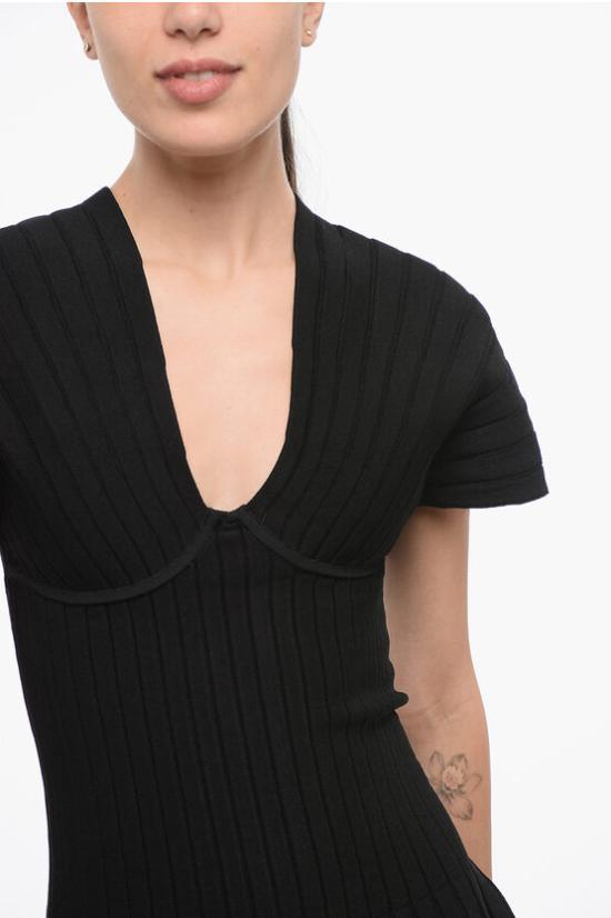  발망 숏 원피스 YF0R7085KD040PA Black - BALMAIN