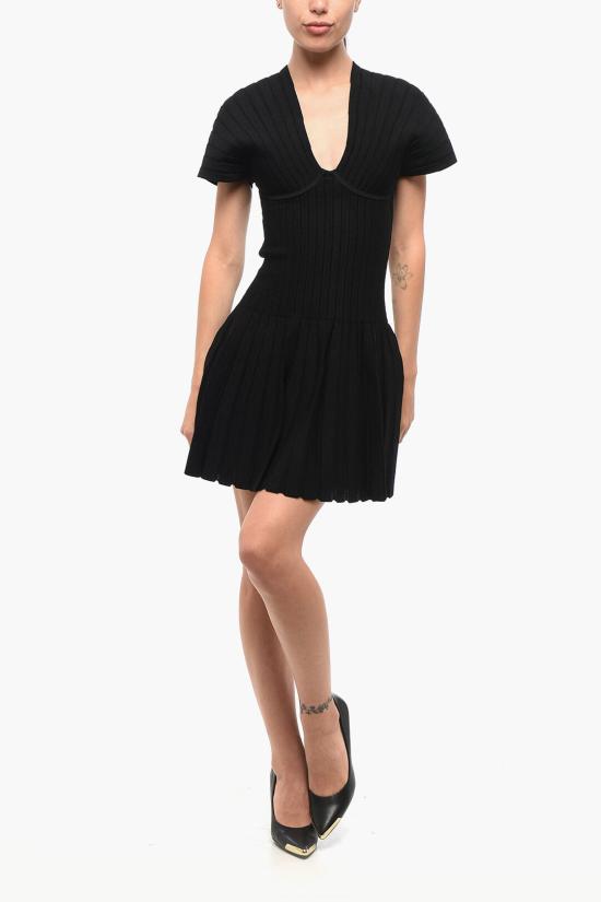  발망 숏 원피스 YF0R7085KD040PA Black