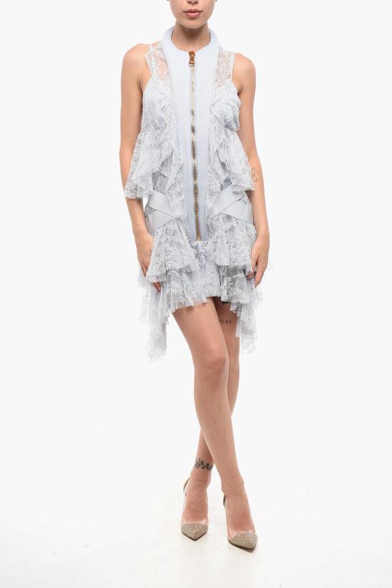  발망 숏 원피스 YF0R5185VC306CG Blue