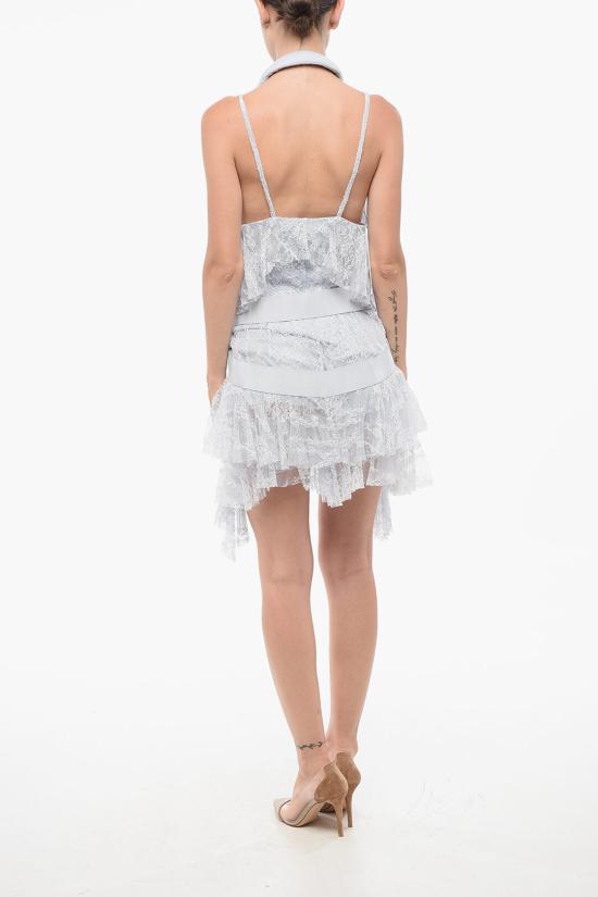  발망 숏 원피스 YF0R5185VC306CG Blue - BALMAIN