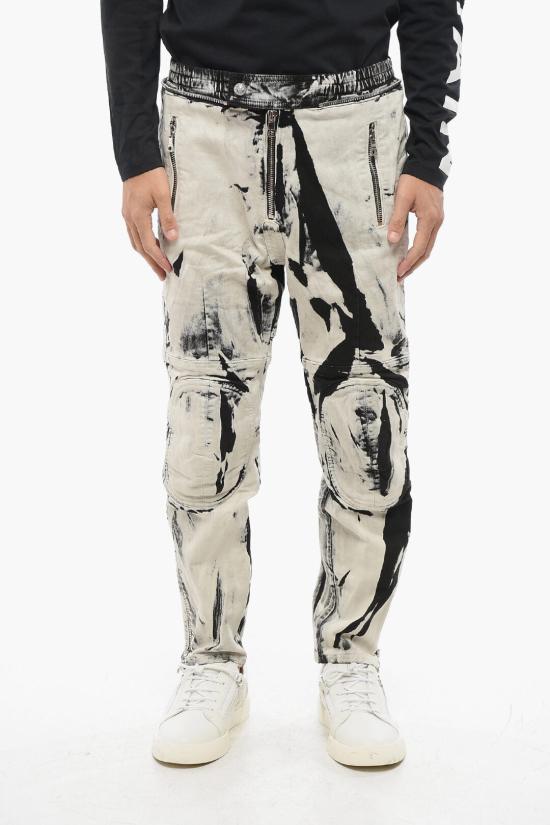  발망 데님 팬츠 YH1MI010DC30GAB Black White