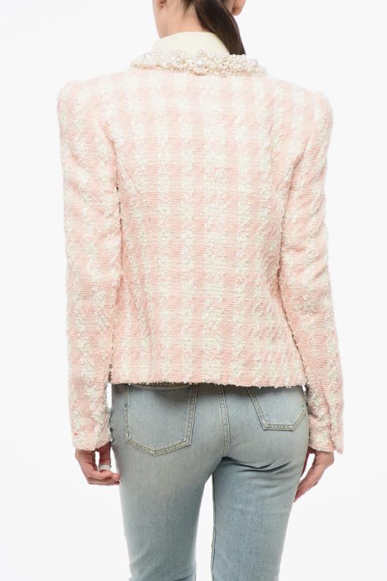  발망 수트 자켓 YF1SK065PB20GGF Pink - BALMAIN