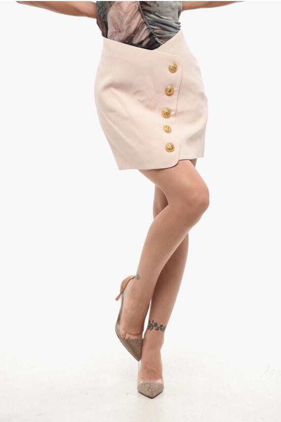  발망 숏 스커트 YF1LB520VB004AN Pink