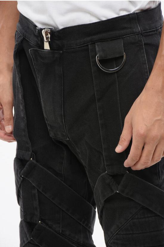  발망 데님 팬츠 YH0MI030DC590PC Black - BALMAIN