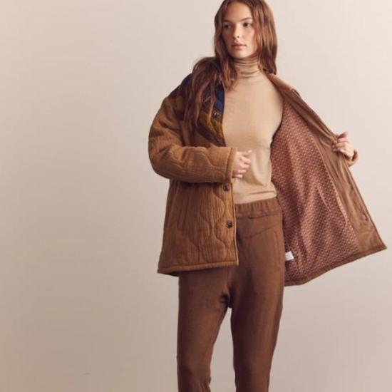  amente 봄버 자켓 아멘테 컬러 블록 봄버 재킷 - OTHER BRANDS