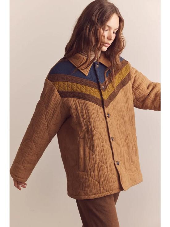  amente 봄버 자켓 아멘테 컬러 블록 봄버 재킷 - OTHER BRANDS