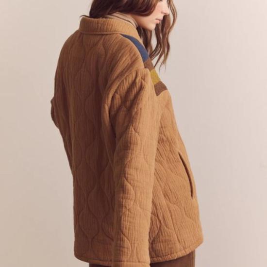  amente 봄버 자켓 아멘테 컬러 블록 봄버 재킷 - OTHER BRANDS