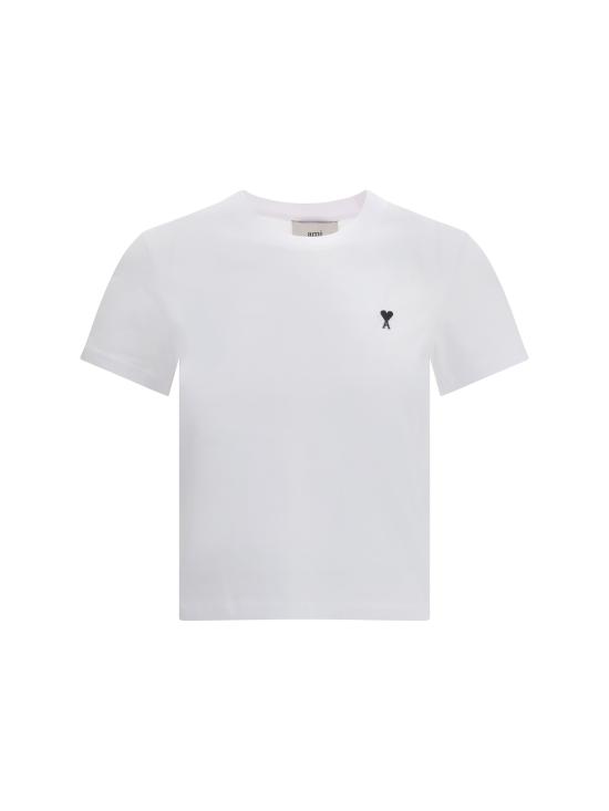 26SS 아미 반팔 티셔츠 FTS347724 100 WHITE