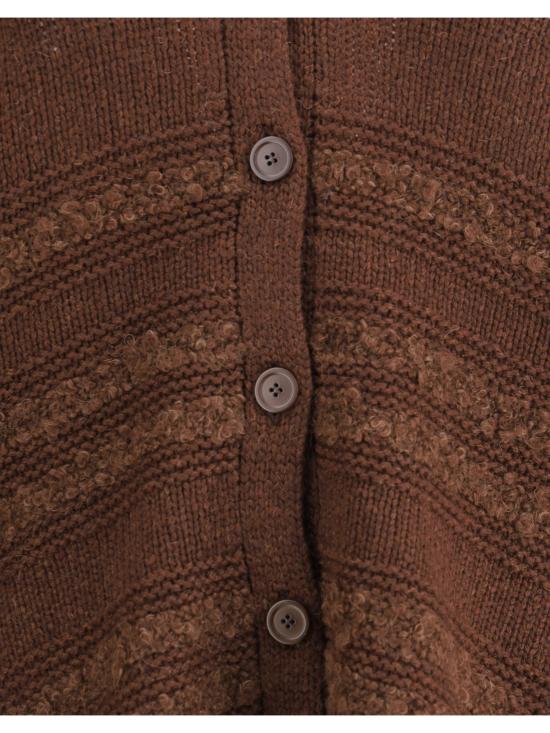 25FW 파비아나 필리피 가디건 MAD215F120L501 1269 BROWN - FABIANA FILIPPI