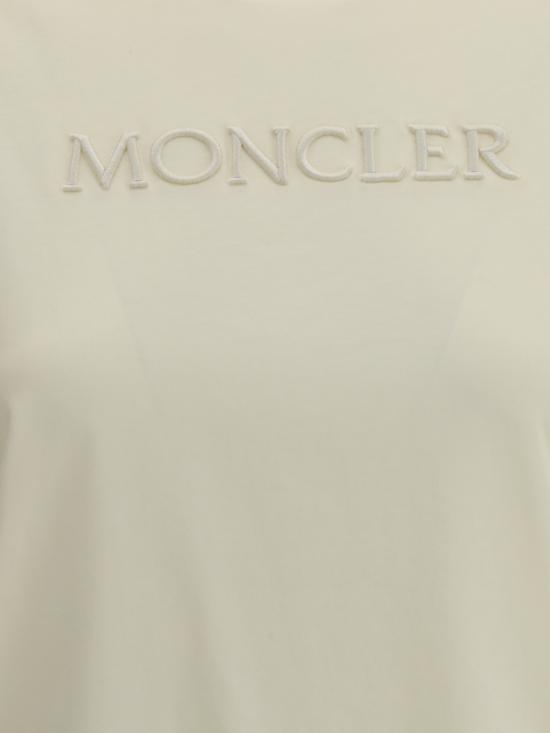 25FW 몽클레어 반팔 티셔츠 K20938C0001289AUO 037 CREAM - MONCLER