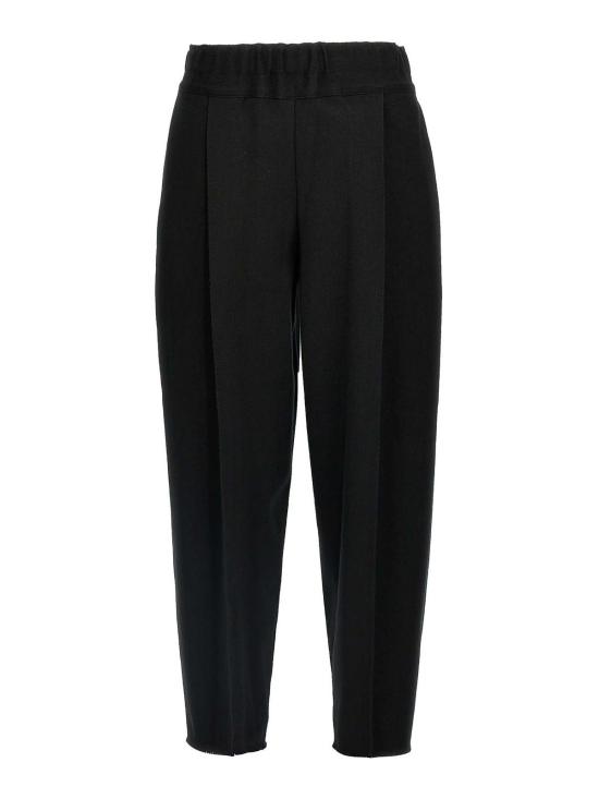  플리츠플리즈 스트레이트 팬츠 IM56KF85615 Black