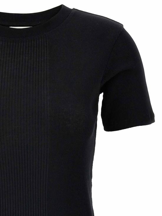  루루 스튜디오 반팔 티셔츠 AVALYNBLACK Black - LOULOU STUDIO