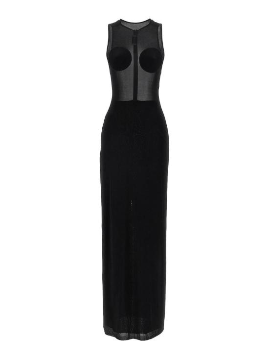 25SS 장 폴 고티에 미디 스커트 2534FRO372J08200 Black