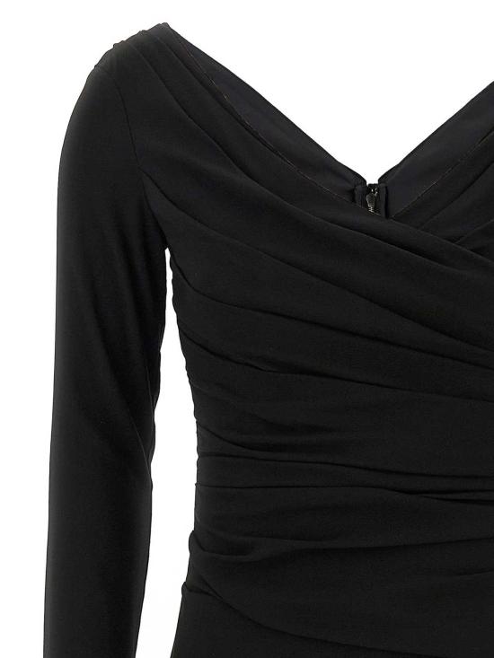  돌체앤가바나 미디 스커트 F6TMWTFURGGN0000 Black - DOLCE & GABBANA