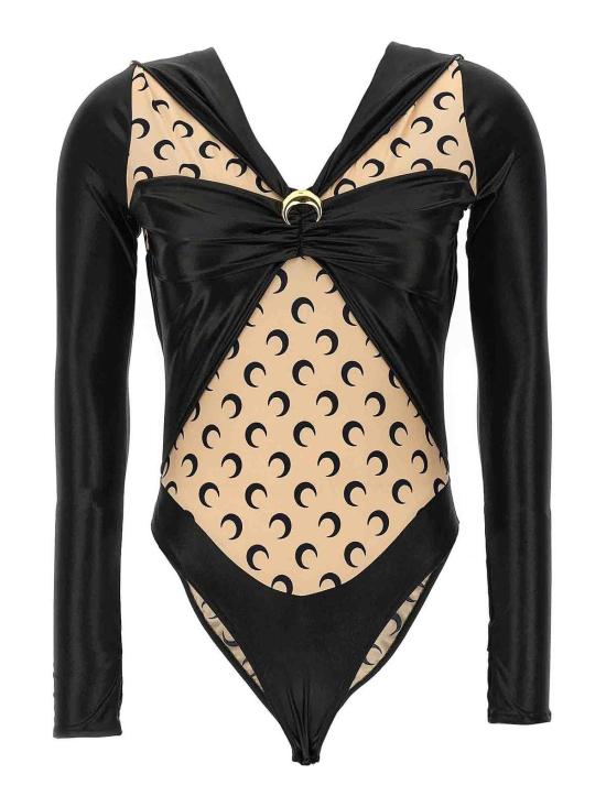  마린세르 바디수트 티셔츠 WTO392BK99 Black