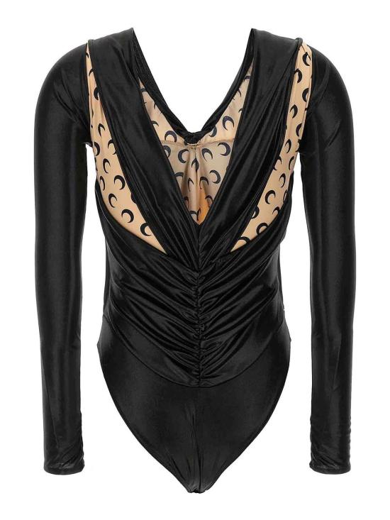  마린세르 바디수트 티셔츠 WTO392BK99 Black - MARINE SERRE