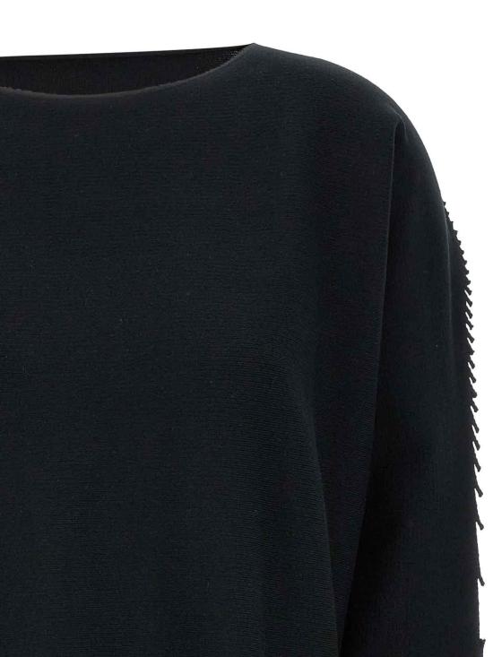  플리츠플리즈 스웨터 IM56KN85815 Black - PLEATS PLEASE