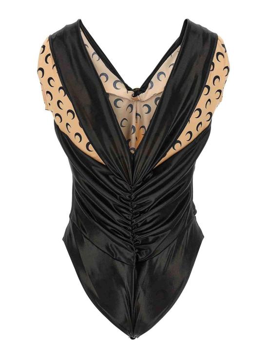  마린세르 바디수트 티셔츠 WTO393BK99 Black - MARINE SERRE