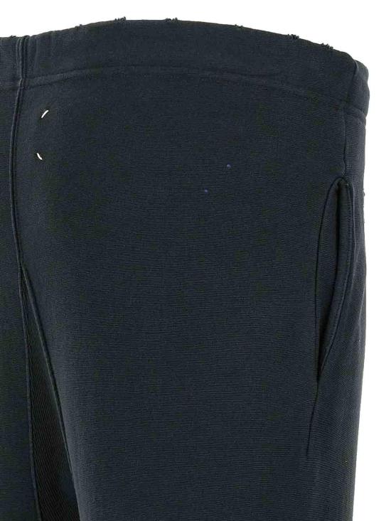  마르지엘라 디스트레스드 스웨트팬츠 S50KA0677M25019861 Black - MAISON MARGIELA