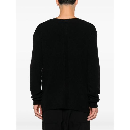 25FW 릭 오웬스 스웨터 RU02E1670 KGRIDP 09 BLACK - RICK OWENS
