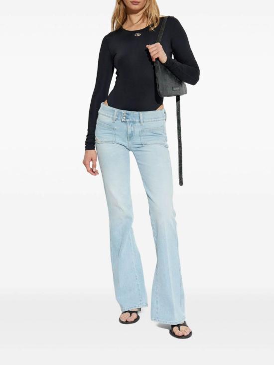  디젤 바디수트 티셔츠 A183170IKBN900 Black - DIESEL