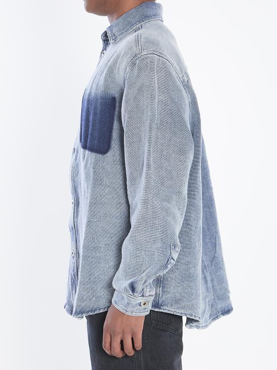 25FW 로에베 긴팔 셔츠 H526Y1DW17 1360 BLUE - LOEWE